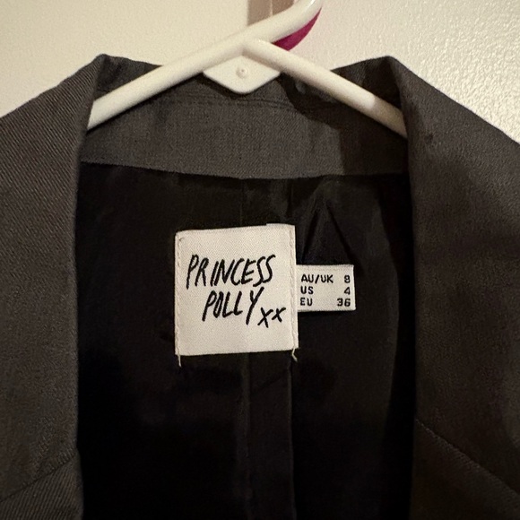 Princess Polly Gray Blazer - Picture 3 of 3